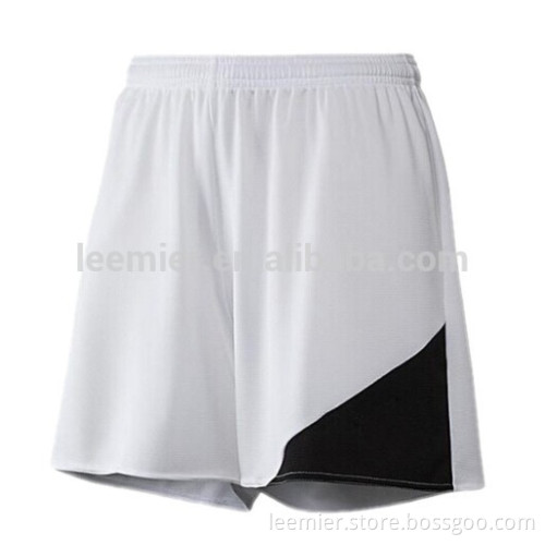 White plain mens basketball shorts fabric